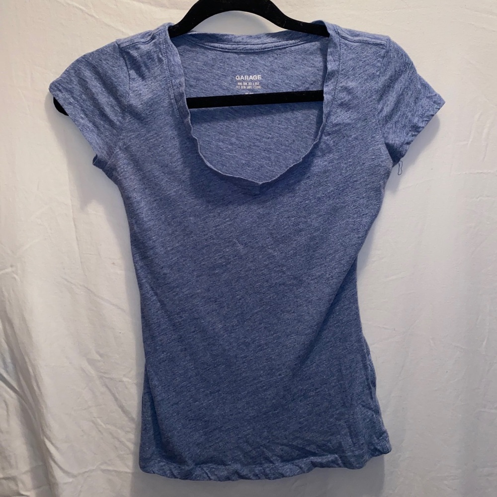 Blue garage top